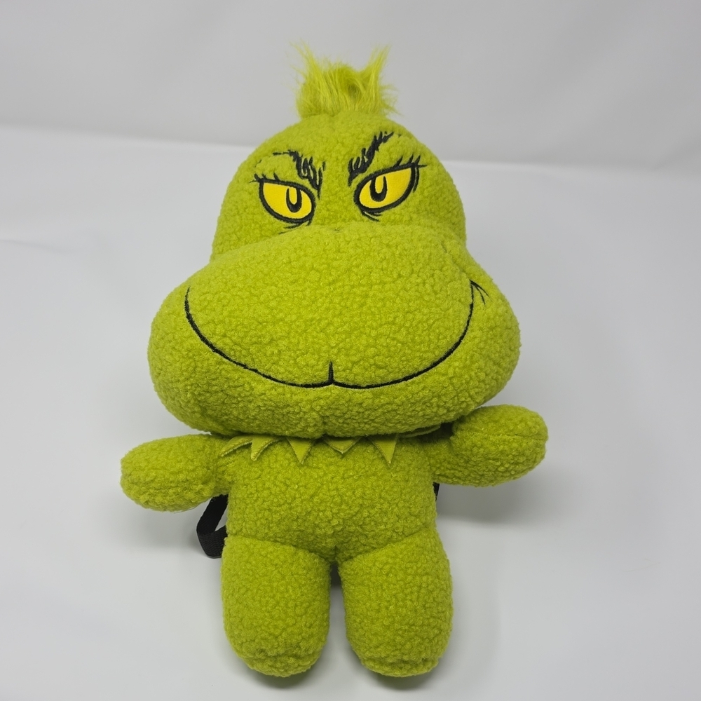 Dr. Seuss Green Grinch Kids Backpack NWT